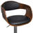 Johansen Swivel Upholstered Adjustable Height Counter Stool with Metal Frame