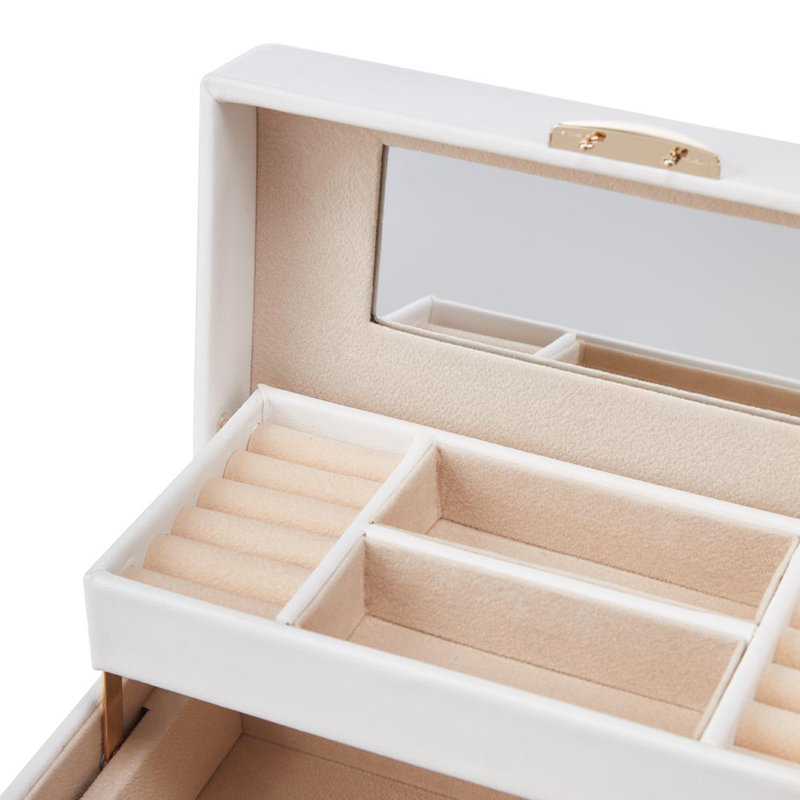 PU Leather Jewellery Box + Drawers