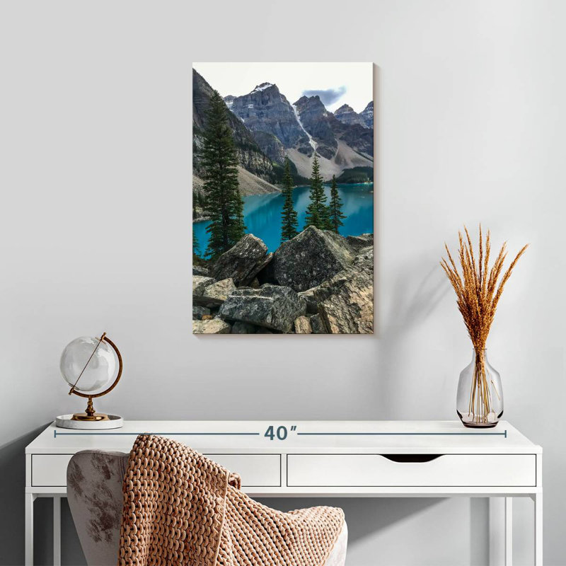 Lac Alvord à Banff, H 24 po x l 16 po