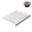 Base de douche 48 po x 36 po en acrylique blanc brillant avec bonde centrale, bonde incluse-115227492