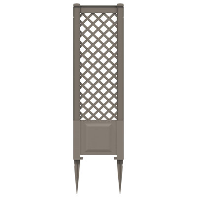 vidaXL Trellis with Spike PP Plant Stand Garden Support Outdoor Holder Patio