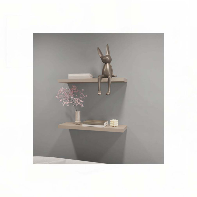 Taupe Floating Shelf, Taupe