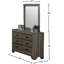 Commode double 6 tiroirs avec miroir Castine