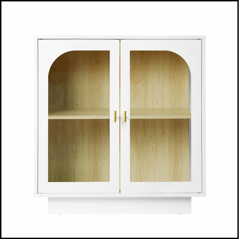 Élégante armoire de rangement avec porte en acrylique pour le salon, la salle à manger et les salles d'étude, améliorant ainsi l'organisation et le style.