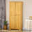 67" Pinewood Kitchen Pantry Storage Cabinet