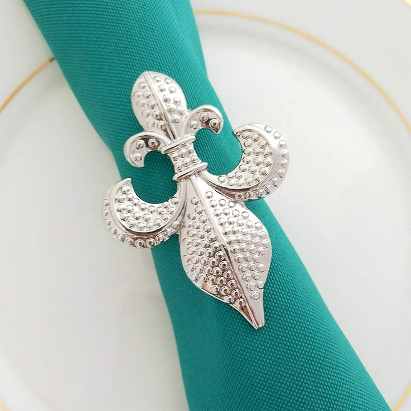 Metal Napkin Ring, Silver