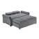 Serta Sabrina 73" Queen Rolled Arm Tufted Back Convertible Sleeper Sofa with Cushions