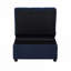 Fauteuil convertible en velours capitonné-1693305176