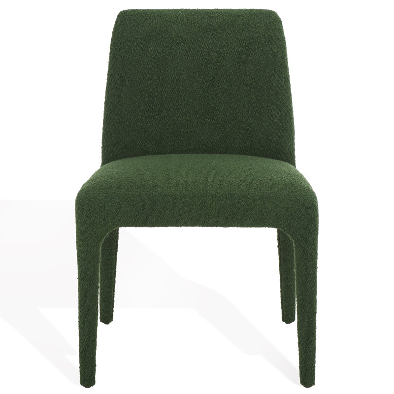 Derrick Upholstered Dining Chair, Dark Green
