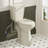 21＂ Extra Tall Toilet 1.28 GPF Elongated Floor Mounted Two-Piece Tall Toilet-109360364
