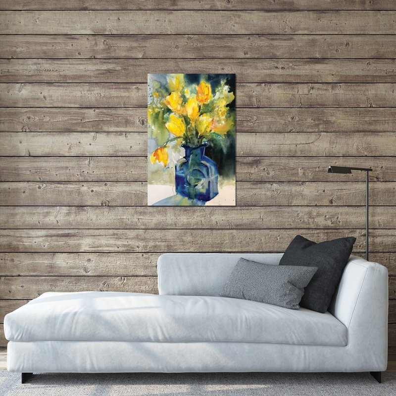 «Yellow Tulips» par Sarah Yeoman - impression non encadrée