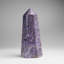 Genuine Polished Lepidolite Point From Madagascar (1.6 Lbs)