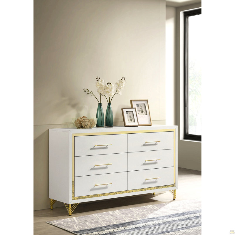 Commode de chambre à 6 tiroirs