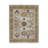 Delicate Elena Gray Hand Knotted Wool Gray / Gold Traditional All Over Area Rug-56317972