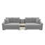 Canapé modulaire rembourré avec accoudoirs de rangement et console centrale pour salon Modern-1864926838
