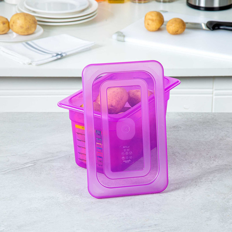  Couvercle de rangement pour aliments 10 pièces de 10,5 x 6,4 pouces en plastique empilable allant au micro-ondes