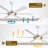 60“ 6-Blade Modern Indoor Ceiling Fan With LED Lights and Remote Control-2108759259-2108759256