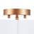 Frankfurt 4-Light Shaded Semi Flush Mount