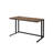 Tyrese Walnut & Black Finish Writing Desk W/USB-1425714395