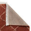 Pechler area rug Machine Woven Rust-855889988