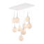 Luminaire suspendu en grappe 9 lumières Casco