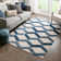 Good Vibes Geometric Synthetic Area Rug