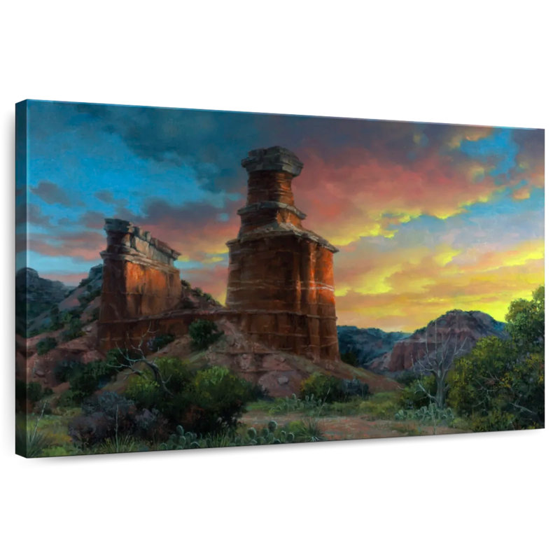 Ravi sort du Palo Duro, H 34 po x l 51 po