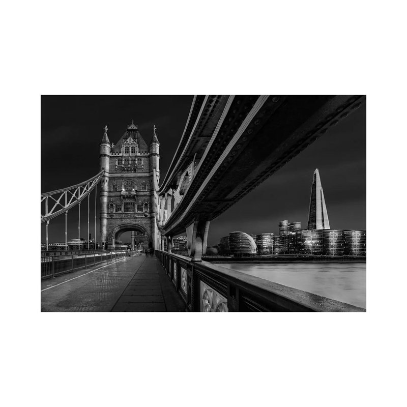 London Skyline by Nader El Assy - Wrapped Canvas Gallery-Wrapped Canvas Giclée, 20.32 cm H x 30.48 cm W