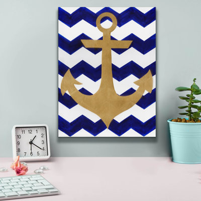 «Chevron Anchor» par Artpoptart, art mural sur toile