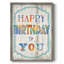 «Happy Birthday to You», reproduction encadrée - bois massif-1710147533