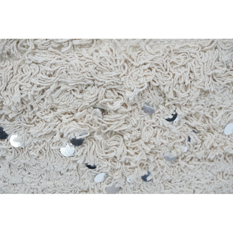 Fringed Cotton Throw Pillow