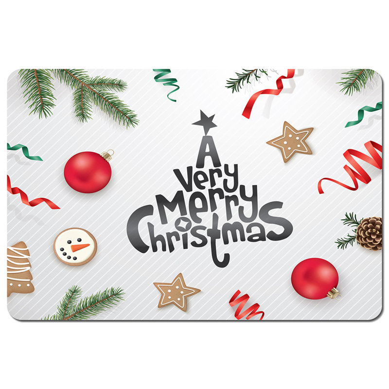 Fleming Wood/Bamboo, Polyester No Pattern Rectangle Placemat