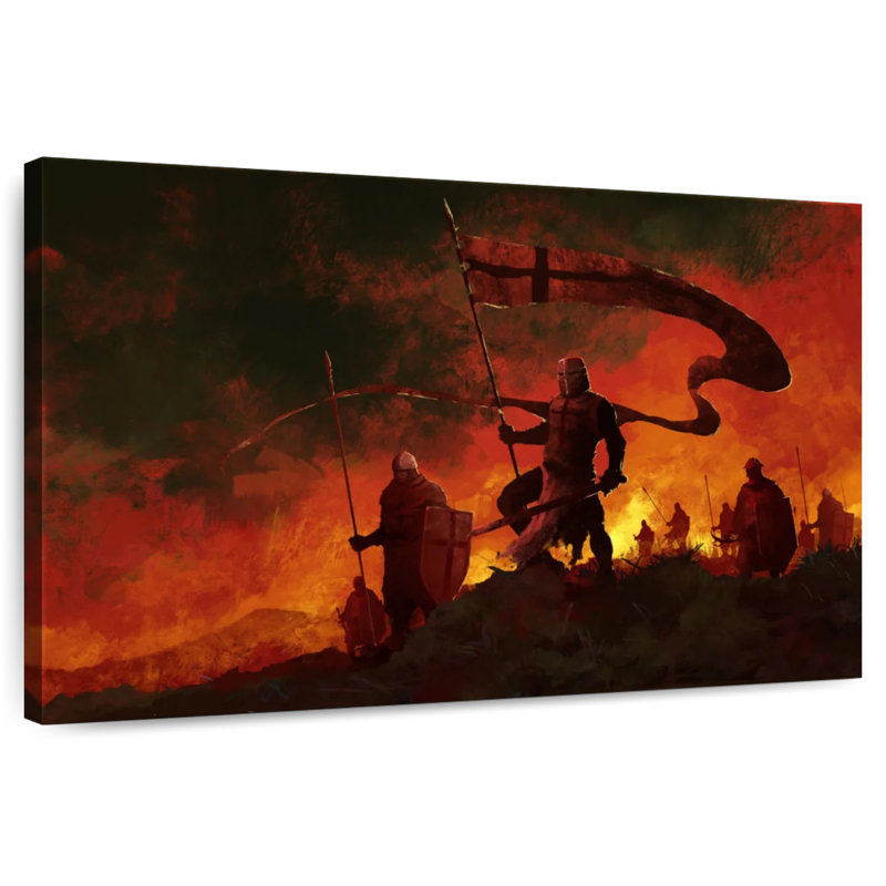Keiri Medieval War, 8" H x 12" W