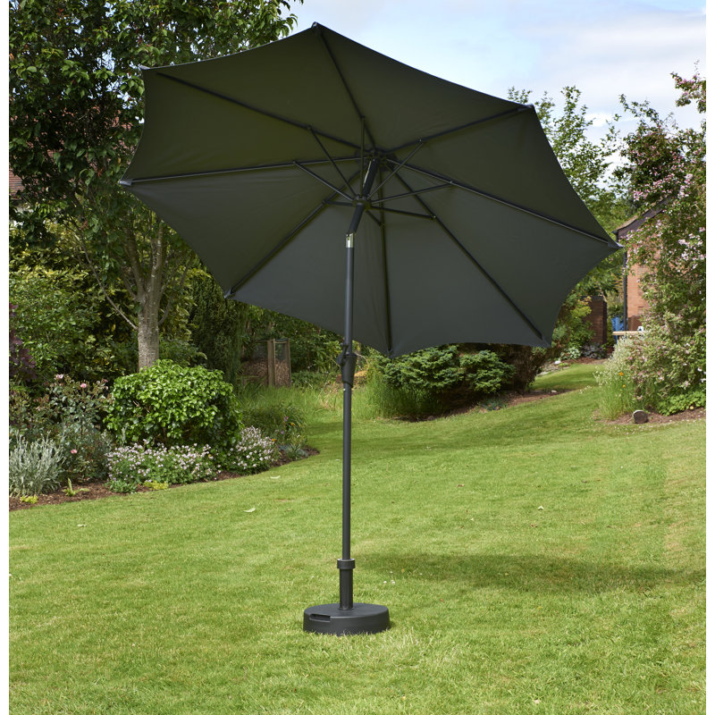 Gerald 300cm Market Parasol, Grey