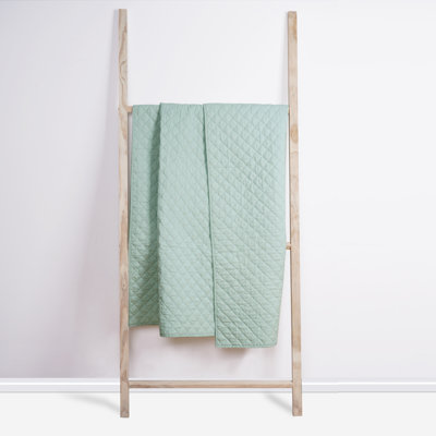 Austin Spa Linen Blend Quilted Throw