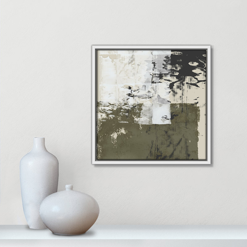 Reflections In Sage II - Square Version Print par Isabelle Z, Blanc, H 13,5 po x l 13,5 po