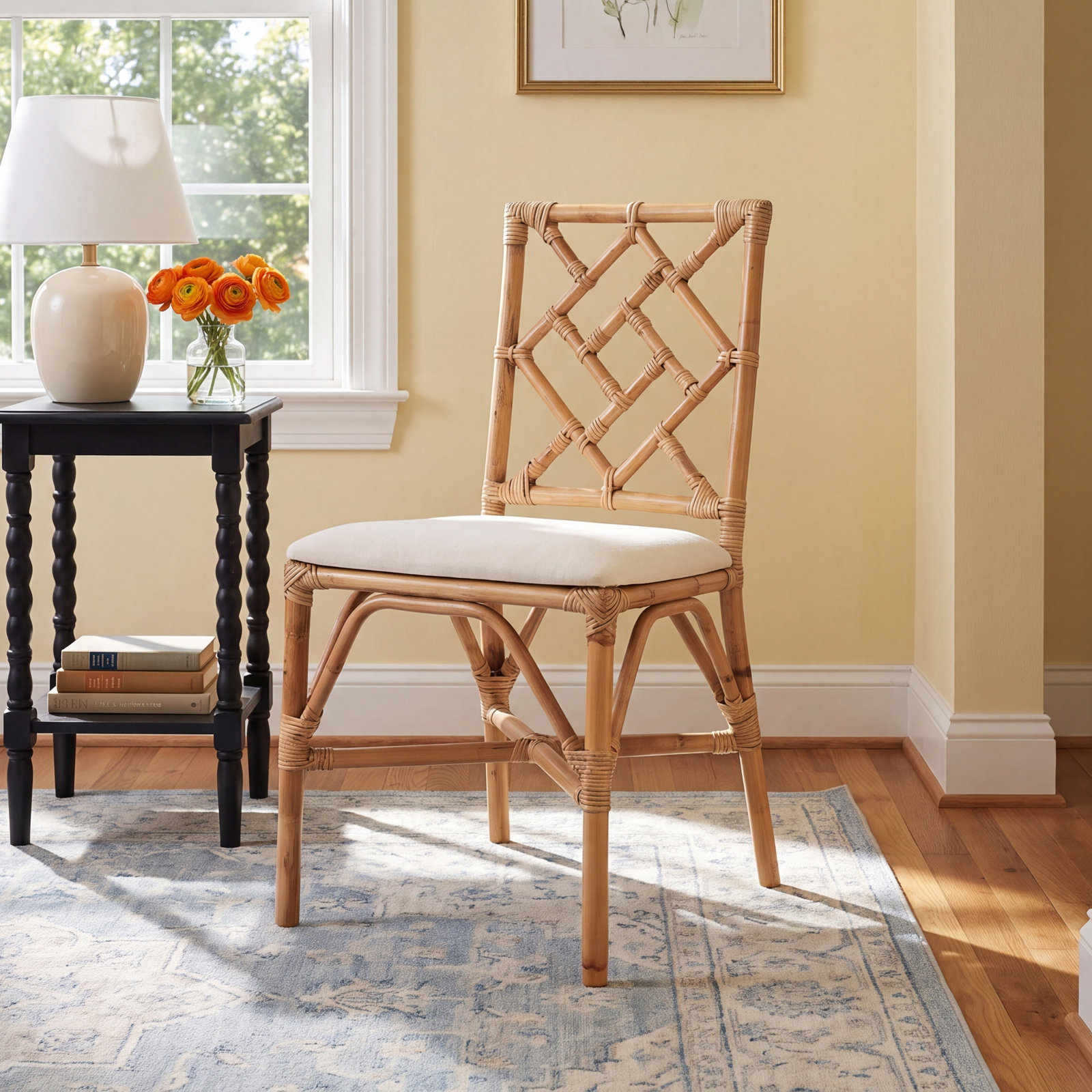 Bay Isle Home™ Tyndalls Park Parsons Chair, Honey Brown Wash