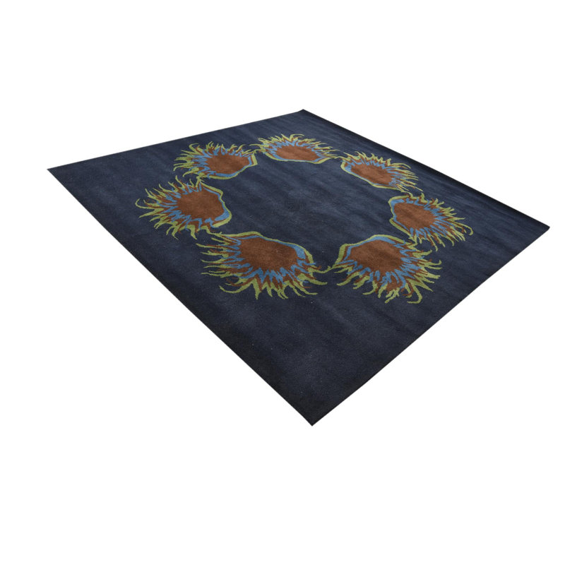Tapis bleu marine 8 pi Pineland