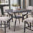 Newton Solid Wood Base Dining Table
