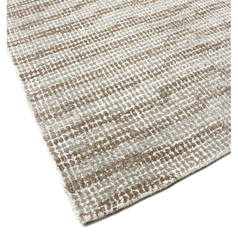 Trenta Abstract Area Rug in Khaki, Rectangle 8'6" x 11'6"