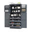 Armoires spacieuses autoportantes, fabrication en MDF, conception moderne pour le rangement de la cuisine