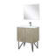 Meuble-lavabo de salle de bain 30 po X P 20 po P, comptoir en marbre de culture, ensemble de robinet et robinet de 28 po Miroir