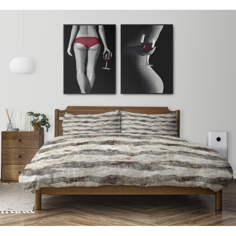 Channel Abstract Comforter, Twin Comforter + 1 Standard Pillowcase