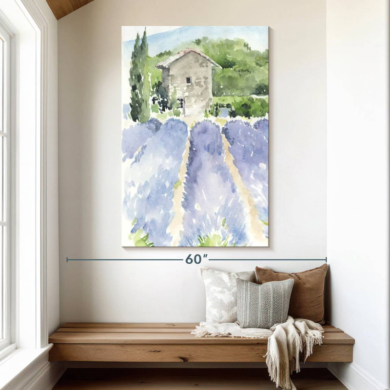 Alvord Lavender Fields I, H 51 po x l 34 po