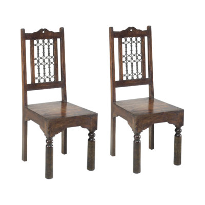 Mathilda Solid Wood Slat Back Side Chair