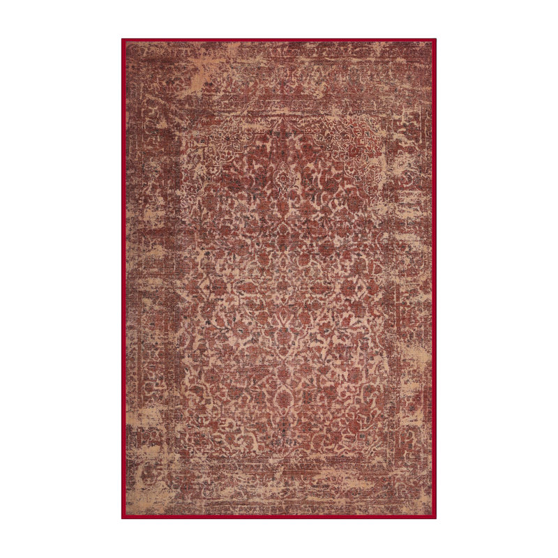 Tapis brun/gris zone contemporaine, Rectangle 5 pi x 7 pi