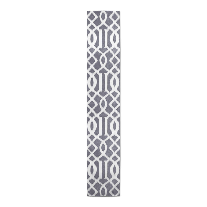 Jak-John Table Runner, 72" x 16", Dark Gray