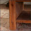 Table basse rectangulaire en bois massif avec rangement à 2 niveaux, design rustique pour salon et appartement, facile à assembler