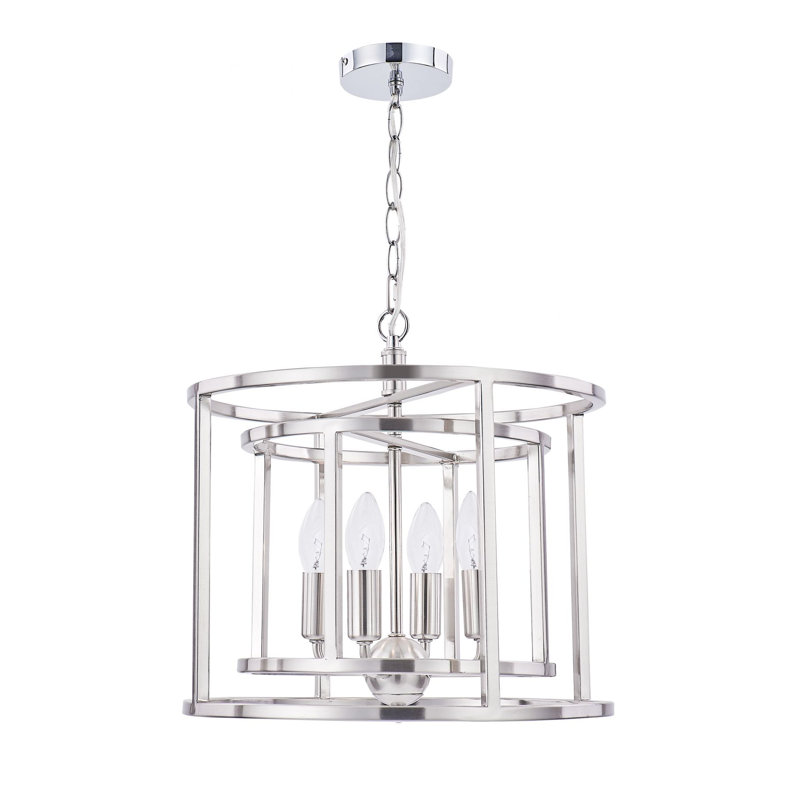 Stillmore 4 - Light Satin Chrome Pendant