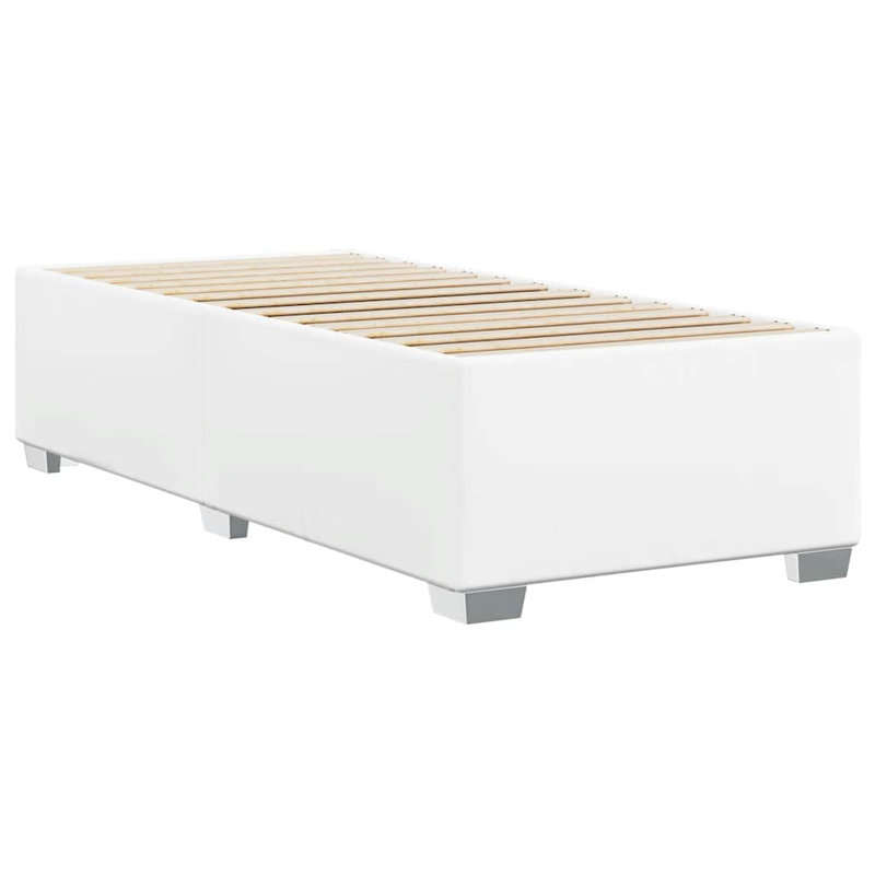 Lit en similicuir Latitude Run® Bed, Lit simple, Blanc